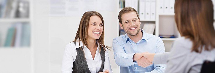 Handshake Verkaufsverhandlung