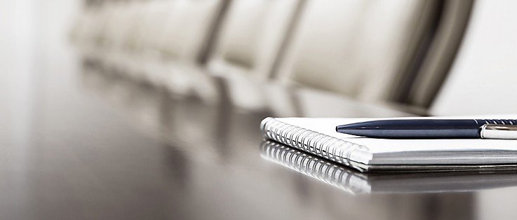 Notizblock mit Stift