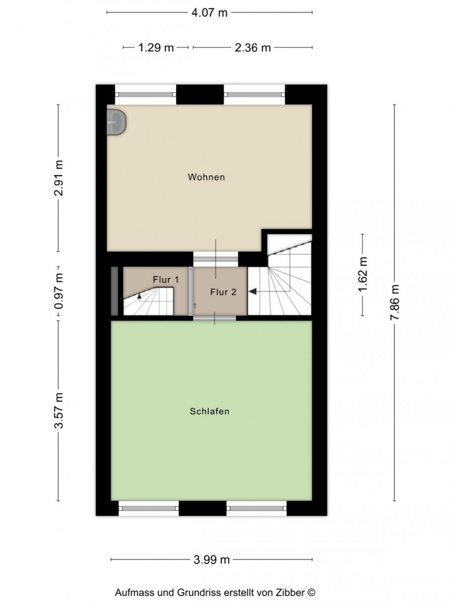 Obergeschoss Reiheneckhaus D�ren