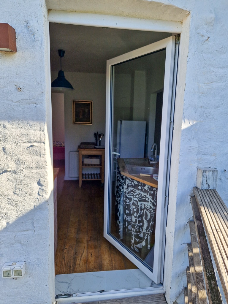 Eingang zur K�che Reihenmittelhaus Langerwehe