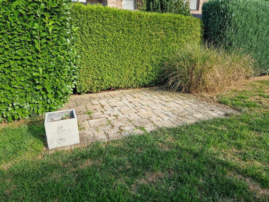 zus�tzliche Gartenterrasse Reihenendhaus Kreuzau