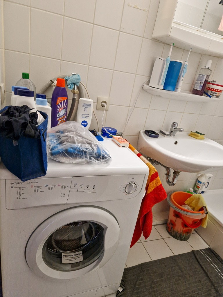 Platz f�r Waschmaschine Etagenwohnung Langerwehe