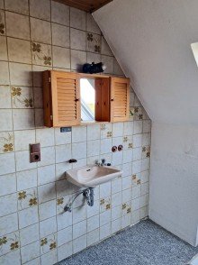 Waschbecken modernisiertes Reiheneckhaus in D�ren Stadt im Gr�ng�rtel mit Garten und genehmigtem Anbau