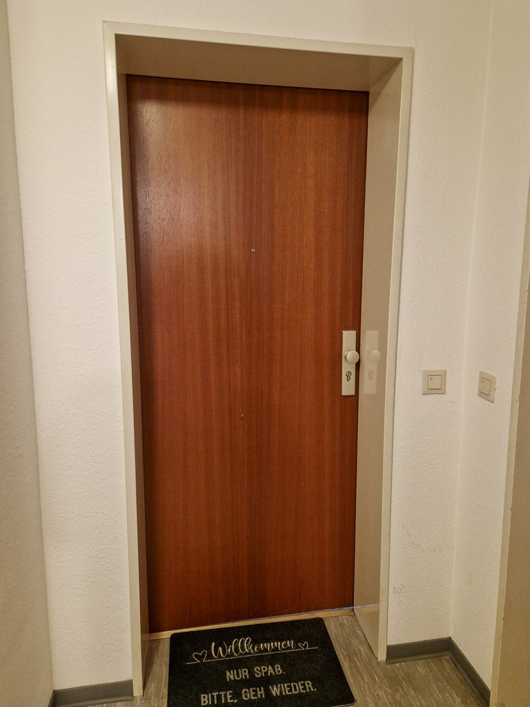 T�r zur Wohnung der ETW 47 Etagenwohnung Langerwehe