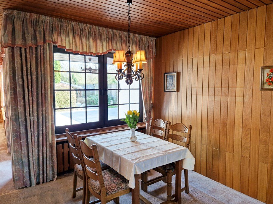 Fenster zur Terrasse Bungalow Linnich