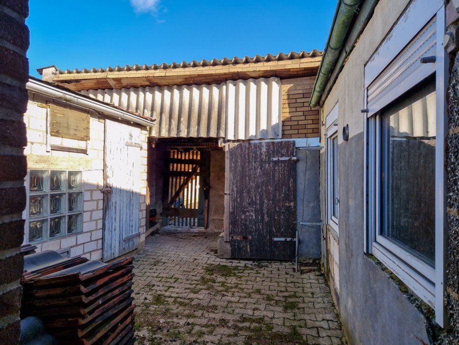 hinterer Innenhof Reiheneckhaus Niederzier