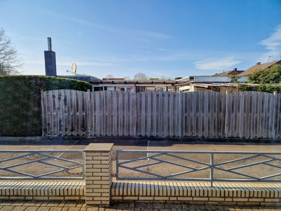 Blick nach drau�en Bungalow Linnich