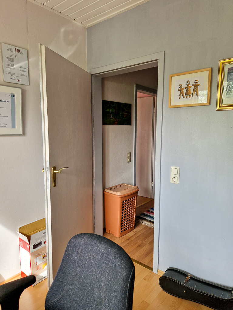 T�r zum Flur Doppelhaush�lfte D�ren