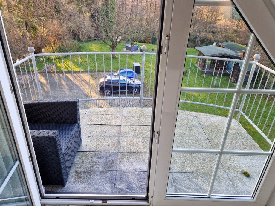 Balkon rechts Etagenwohnung Kreuzau