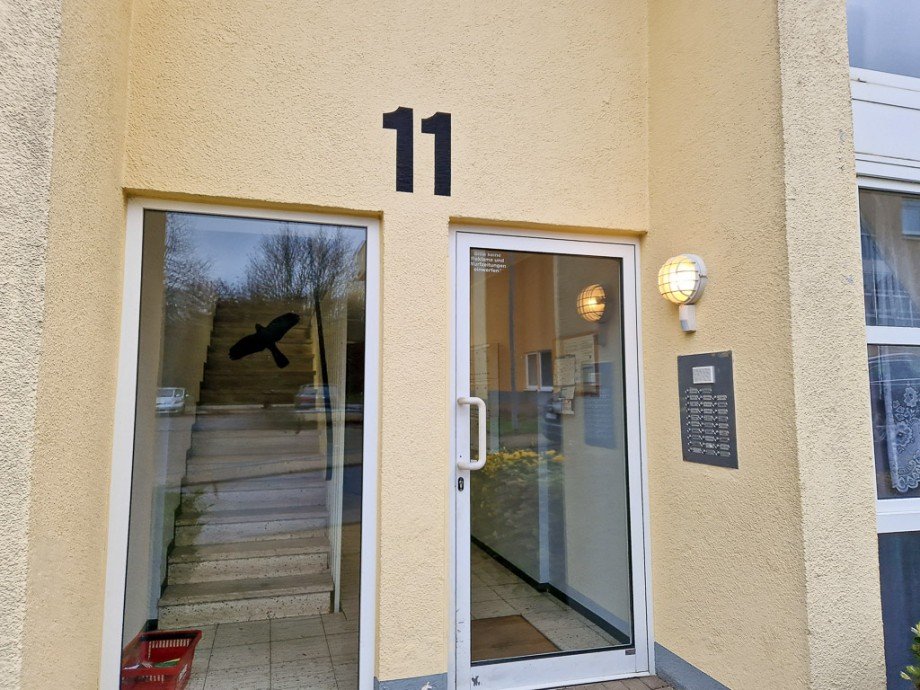 der Eingang des Hauses Etagenwohnung Langerwehe