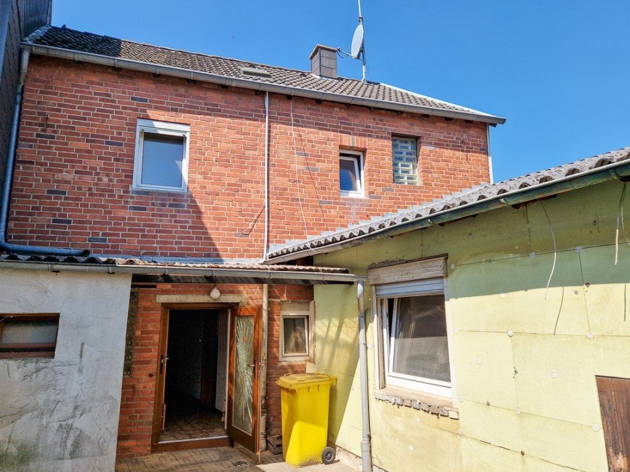 R�ckseite des Hauses Reiheneckhaus Niederzier