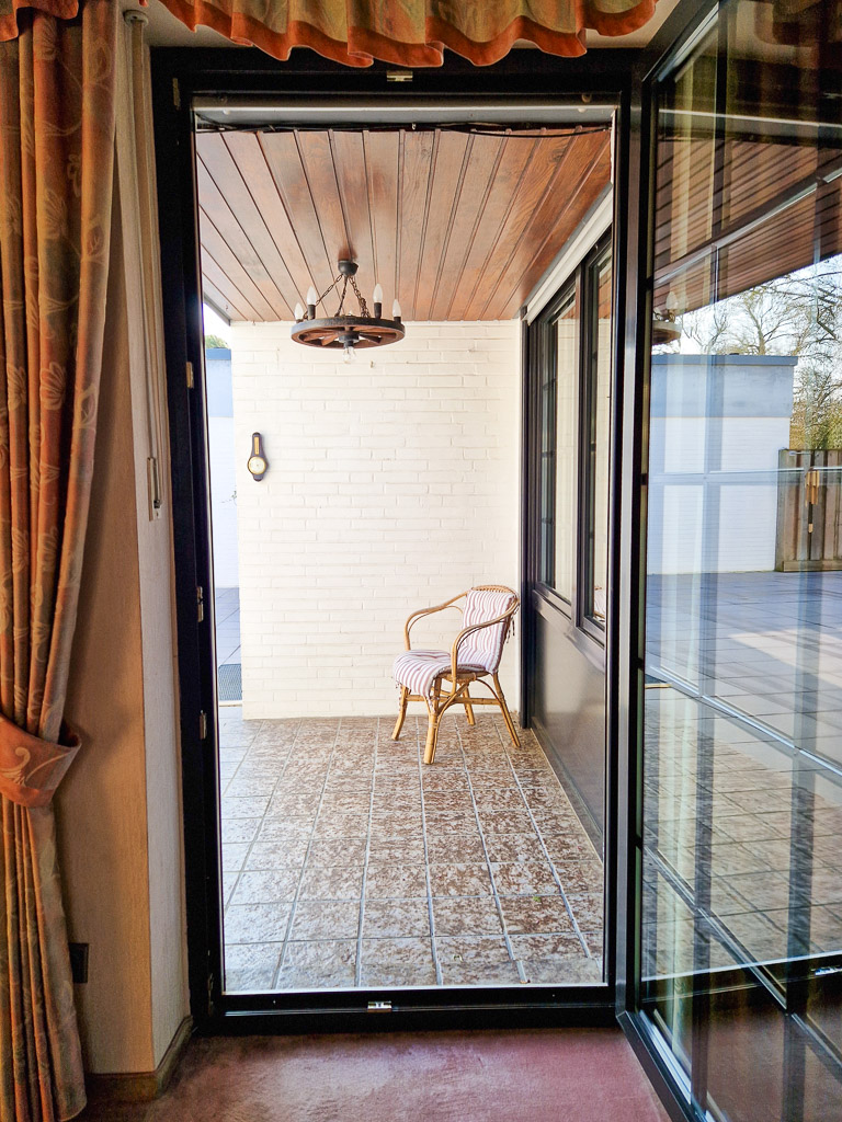 T�r zur Terrasse Bungalow Linnich