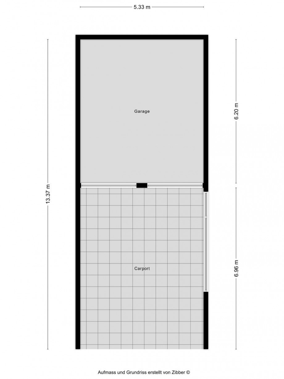 Doppelgarage mit Vordach Mehrfamilienhaus D�ren
