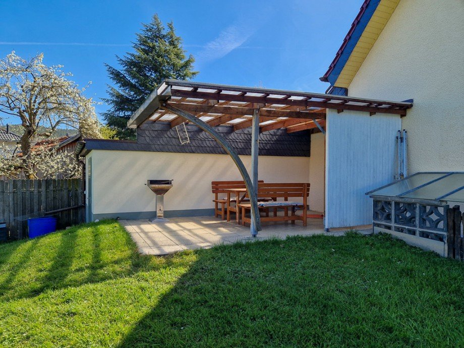 neben der Terrasse Einfamilienhaus Kreuzau