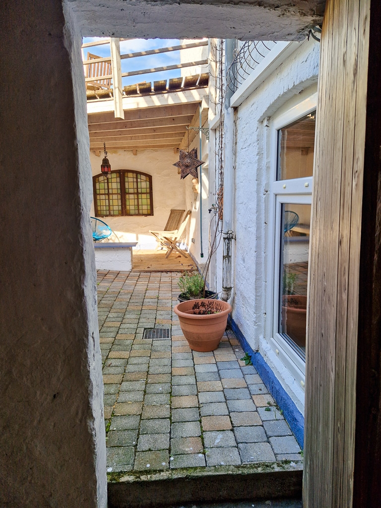 unteren Terrasse Reihenmittelhaus Langerwehe
