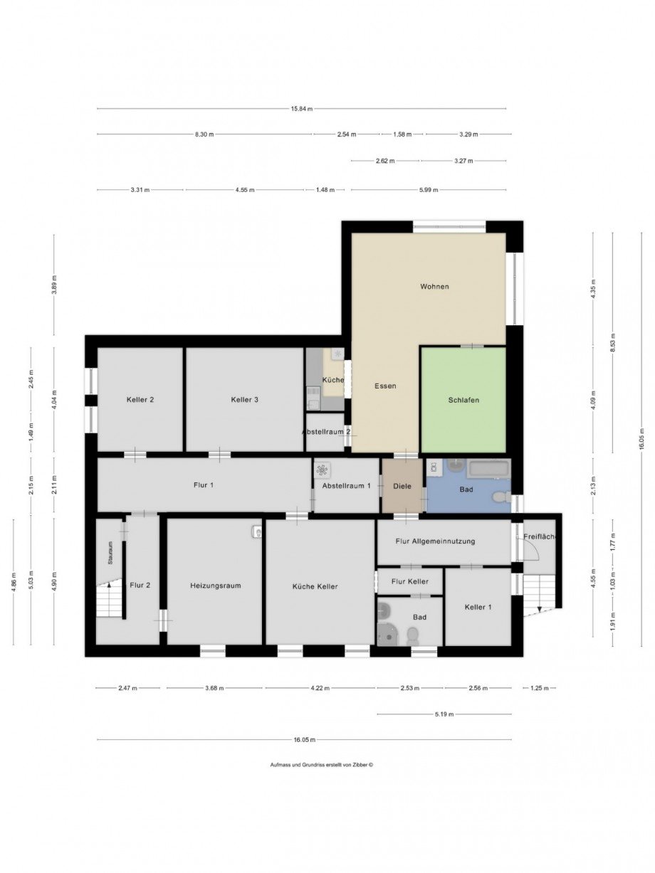 Kellergeschoss Mehrfamilienhaus N�rvenich